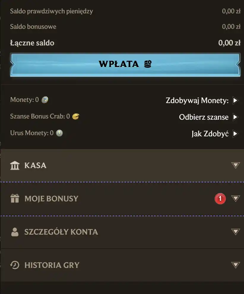 realz wplata